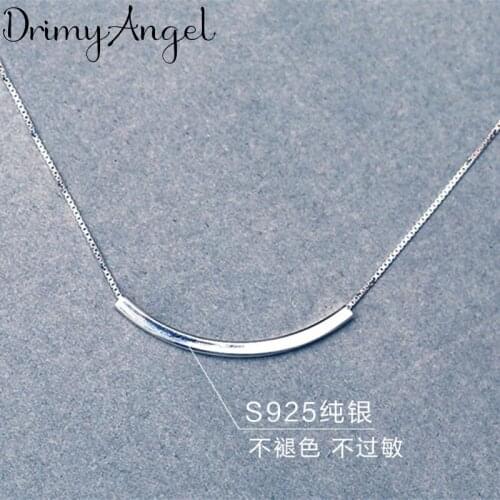 Retro Vintage Silver Color Chains Line Necklaces For Women Wedding Long Chains Necklaces Bridal Jewelry