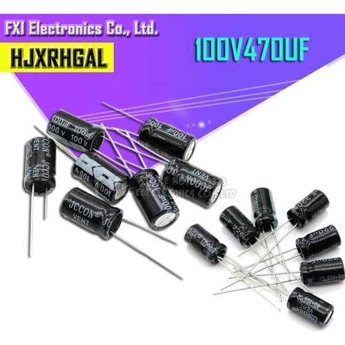 10PCS 100v470uf 470uf100v 16*26 Electrolytic capacitor 100v 470uf 16x26