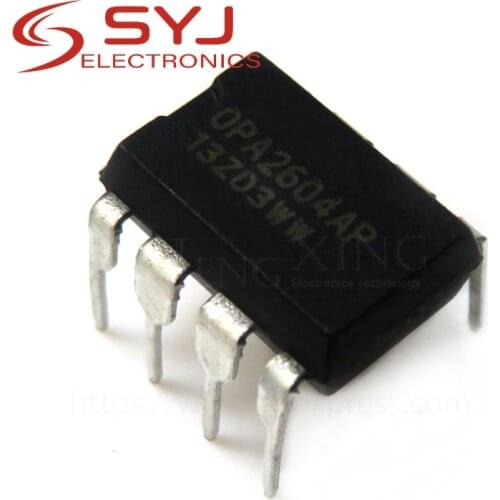 10pcs/lot OPA2604AP OPA2604 2604 DIP-8 In Stock