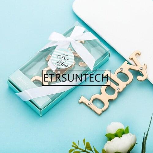 100pcs Baby Bottle Opener Baby Shower Baptism Party Gifts Birthday Favors Kids Party Supplies Event Table Decors Supplies