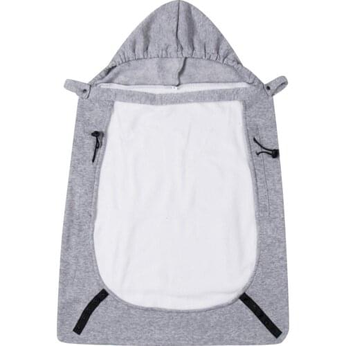 2018 Gray Baby Warm Cover Windproof Cloak Blanket Baby Carrier Funtional Winter Cover Fashion New SS