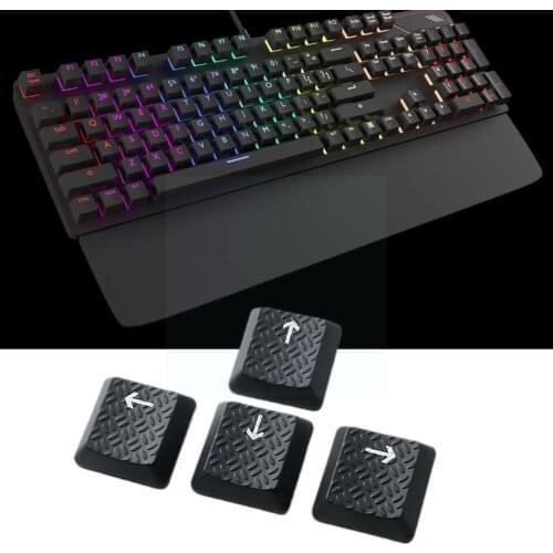 4keys Programming Keyboard Replacement Durable ABS Keys Keycaps RGB G813/G815/G913/G915 Direction TKL Arrows for Logitech T1X1