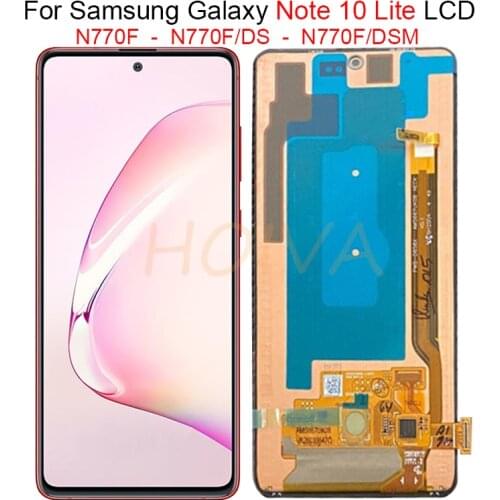 6.7'' For Samsung Galaxy Note 10 Lite LCD N770 N770F/DS N770F/DSM Display Touch Screen Digitizer For Samsung Note10 Lite LCD