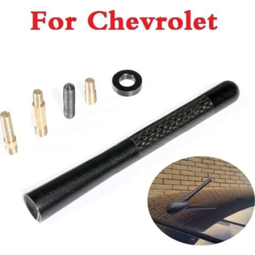 Car Auto Fiber Wrc Carbon Short Antenna Radio Antenna For Chevrolet Corvette Cruze Epica Equinox Evanda Hhr Impala Kalos Lacetti