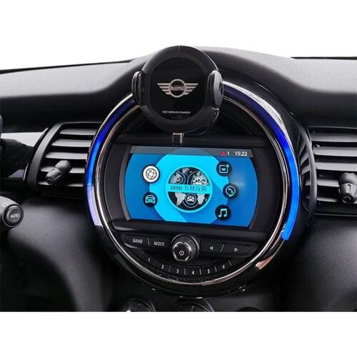 Car Wireless Charging Phone Holder Bracket For Mini Cooper One S JCW D F55 F56 F60 F57 2015 2016 2017 2018 2019 2020 Accessories