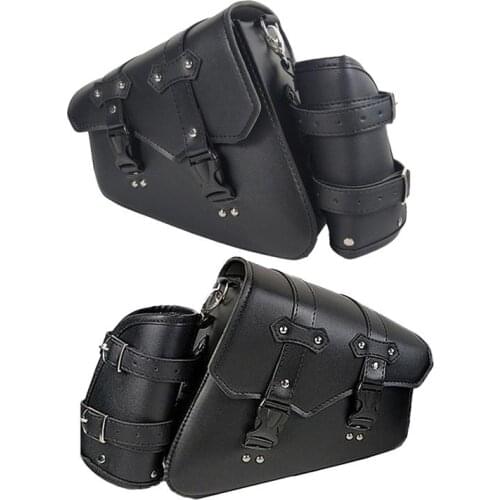 1pc Motorcycle Side Bag Hanging Bags Tool Bag with Water Bottle Bag Motorcycle Swingarm Bag