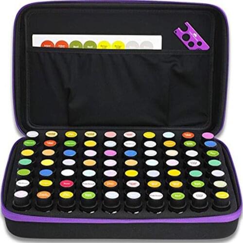 30/70 Bottles Essential Oil Case Storage Bag Holder 15ML Portable Travel Essential Oil Bottle Organizer Perfume Oil Collect Case