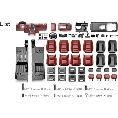 For TRX4/6 G500 G63 RC Model Car Simulation Center Control Seat Interior Kit Simulation Accessories