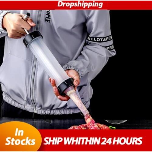 Homemade Sausage Stuffer Sausage Filling Machine Sausage Syringe Meat Filler Sausage Maker Manual Sausage Gadgets Kitchen Tools