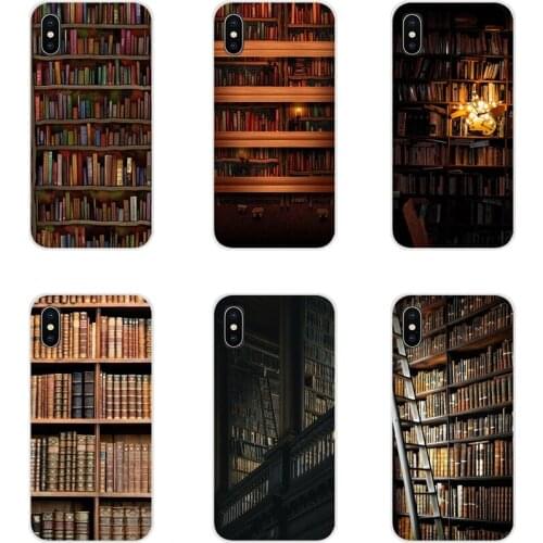 Book Library Painting For Samsung Galaxy J1 J2 J3 J4 J5 J6 J7 J8 Plus 2018 Prime 2015 2016 2017 Accessories Phone Cases Covers