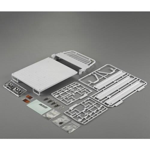 ABS Truck Bed Set 3 Movable Gate for 1/10 Toyota Land Cruiser 70 RC Truck Pick-up Truck Car Parts