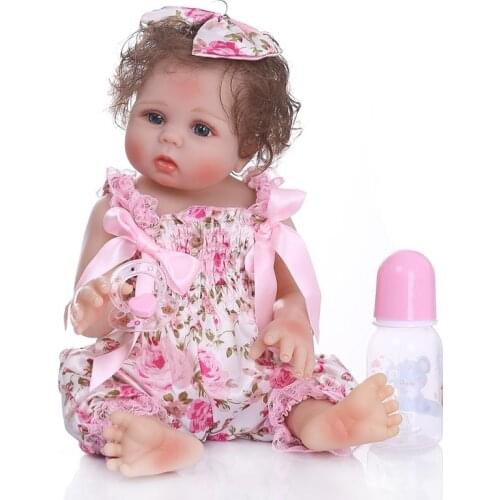 48CM premie bebes Reborn Dolls Realistic newborn baby Doll soft full body silicone Boneca Doll lol doll Christmas Surprice