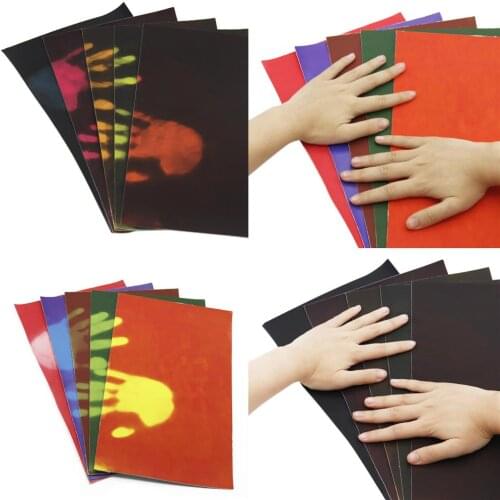 50*140cm Thermosensitive Sensing Change Faux Synthetic Leather For Bows Phone Case Home Decor DIY Crafts Vinyl ,c19924