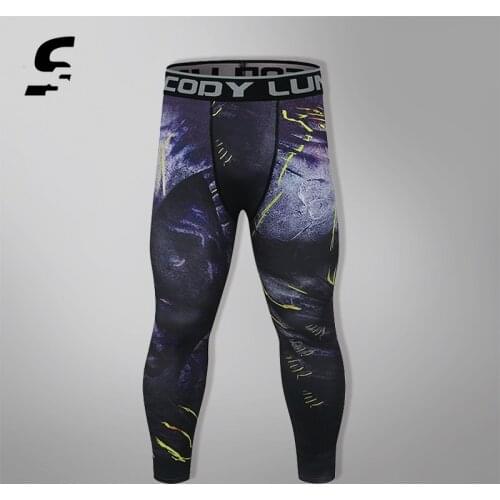 Mens Compression Running Tights Men Gym Fitness Leggings Quick-dry Exercise Tights Male Sports Jogging Leggings Exercise Pants