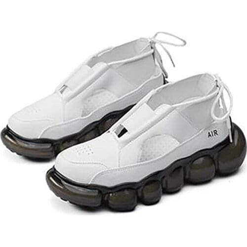 2021Summer Mens Fashion Air Cushion Sandals Leather Adult Outdoor Non-Slip Casual Shoes for Men Trifle Platform Roman Sandals