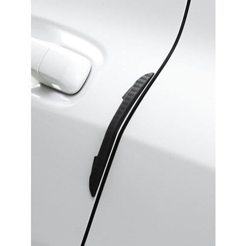 Stikers Door Car 4Pcs Car Door Protector Flexible Auto Door Guard Edge Corner Bumper Guards Buffer Molding Protection Strip Bar