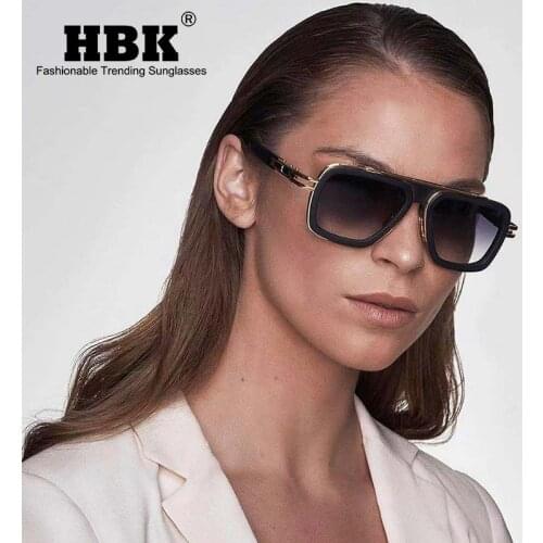 2021 New Fashion Square Sunglasses Women Metal Frame Retro Sun Glasses Men Modern Hip Hop Top Quality Unisex Eyewear Gift UV400