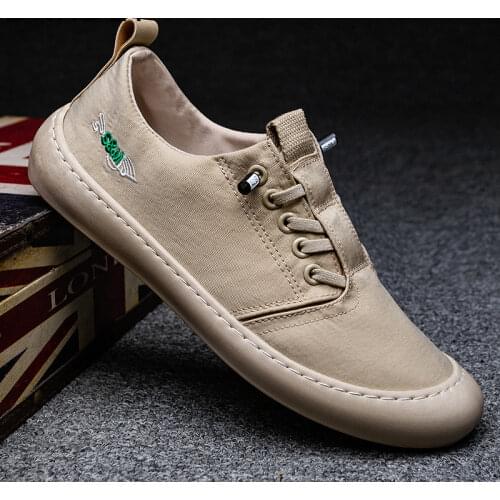 Factory direct 2020 four seasons new umbrella cloth Korean fashion shoes breathable casual vibrating canvas mens shoes