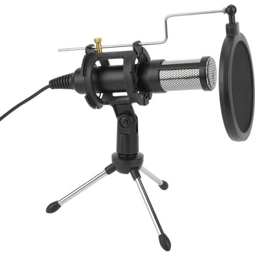 SOONHUA USB Plug Professional Condenser Microphone USB Microphones For Game Chat Studio Recording Computer Free Shipping