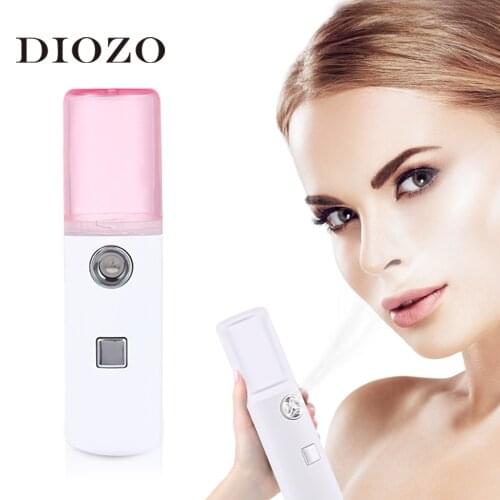 Portable Ionic Facial Steamer USB Rechargeable Nebulizer Steam Machine for Face Skin Care Beauty Products Home Use Equipment