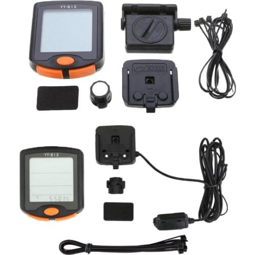 Bicycle Speedometer Odometer Wireless Wired Road Bike Computer LCD Display