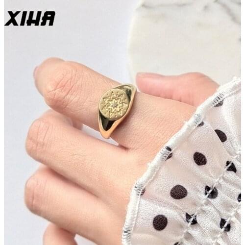 XIHA Rings With Crystals