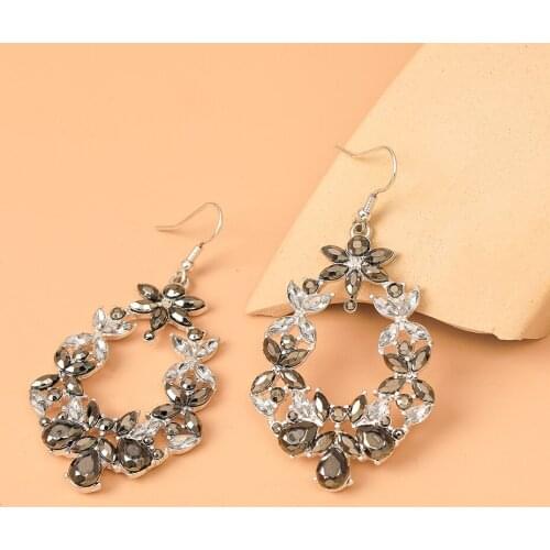 Lost Lady Kpop Cute Flower Dangle Earrings For Women New Fashion Sweet Charm Swing Earrings Wholesale Party Girls Jewelry Gift