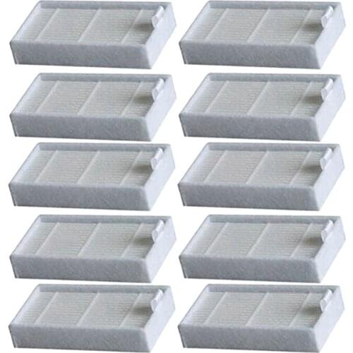 10 Piece Hepa Filter For Chuwi Ilife V3/V3+/V5/V5S Sweeping Robot Vacuum Cleaner Parts For Home