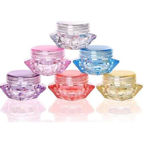 20Pcs 5G/5Ml Empty Sample Vial Jar Pot Container Fit Cosmetic Face Cream Lips Balms Pigment Nail