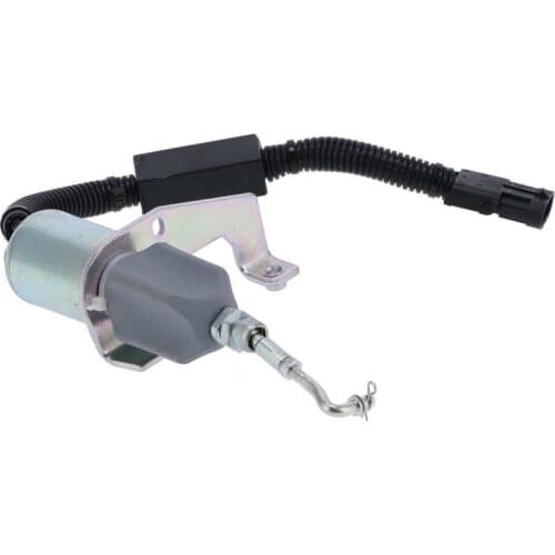 DC 24V Fuel Shut Off Solenoid Valve Excavator Engine Stop Electric Flameout Accessories For TOSD-03-100