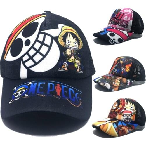 ONE PIECE Monkey D. Luffy Tony Tony Chopper Cosplay Print Sun Hats Baseball Cap