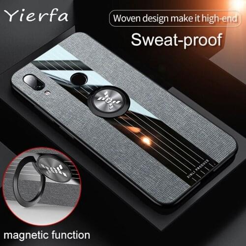 Xiaomi Redmi Note 7 Case Soft Silicone Shockproof Bumper For Redmi Note 7 pro Fabric Back Cover For Xiaomi note 7 Phone Cases