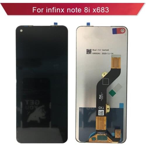 New Display For Infinix Note 8i X683 Full LCD Display Assembly Touch Digitizer Replacement X683 LCD Screen Complete Replacement