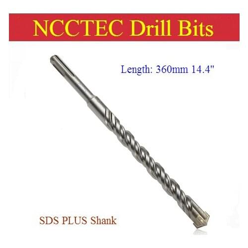 [Length 360mm 14.4'' ] Diameter 3-50mm 0.12''-2'' carbide core drill bits | Hammer hole saw SDS MAX SDS PLUS Square Hex Shank