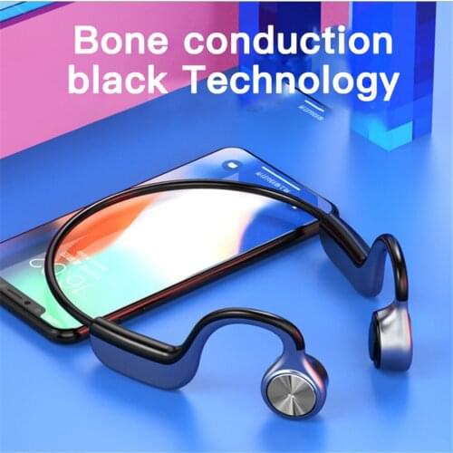 Bone Conduction Headphones Bluetooth Wireless Headset With Microphone Long Life Open Ear Running Earphones Handsfree Best Sale