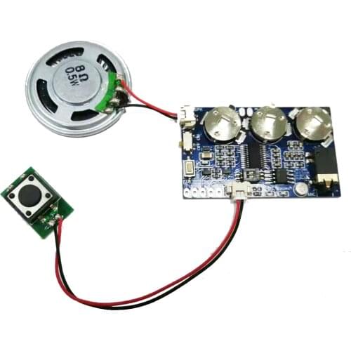 JREC01 Button Version2 5Minutes Multifunction Audio Recording Recyclable Music Sound Voice Module