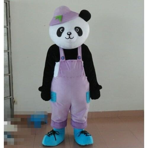 Panda Mascot Costume Suits Cosplay Party Game Dress High Quality Cartoon Character Clothing Carnival Halloween Xmas Easter Adult