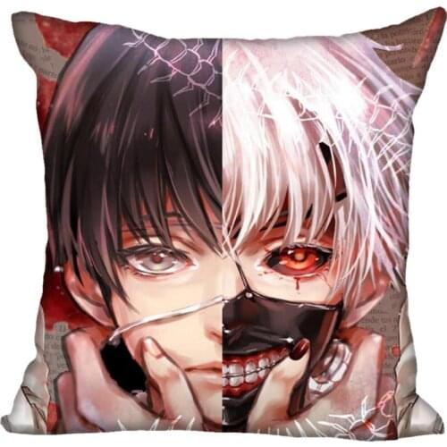 H+P#87 New Hot Custom Pillowcase Tokyo Ghoul #3 soft 45x45 cm (One Side) Pillow Cover Zippered SQ01003@H087