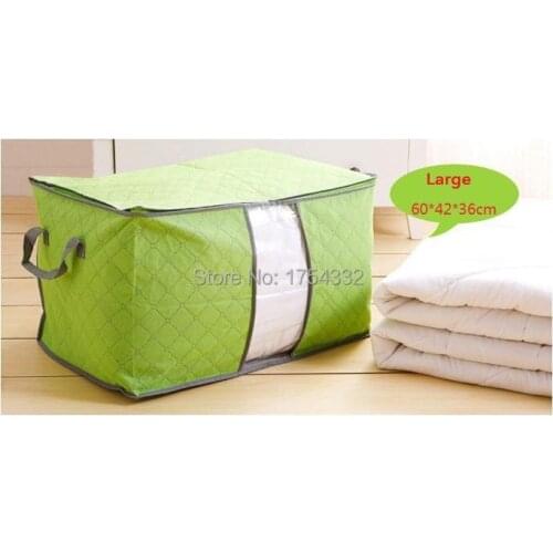 Quilt clothes storage chalk bag Store content collection box
