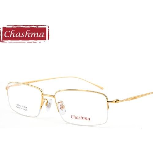 Chashma Pure Titanium Frames for Mens Glasses oculos grau Eyeglasses cadre lunettes optique homme lentes opticos mujer