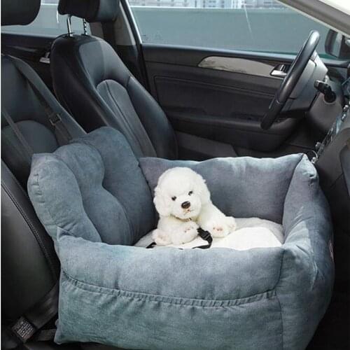 Dog Carrier Car Dog Transportpet Seat Cover Car Safety Carrier For Cat Bed Travel For Small Medium Dogs Front/Back Seat