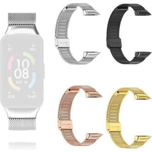 For Huawei Band 6 Strap Smart Honor Band 6 Bracelet Wristband Watchband Belt For Replacement Metal Wrist Watch Accessories
