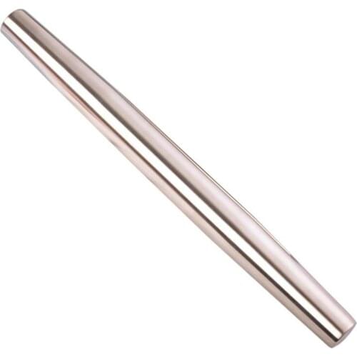 Stainless Steel Rolling Pin Hand Dough Roller Bake Cake Fondant Pizza Roller Non-stick Baking Tool Kitchen Accessories