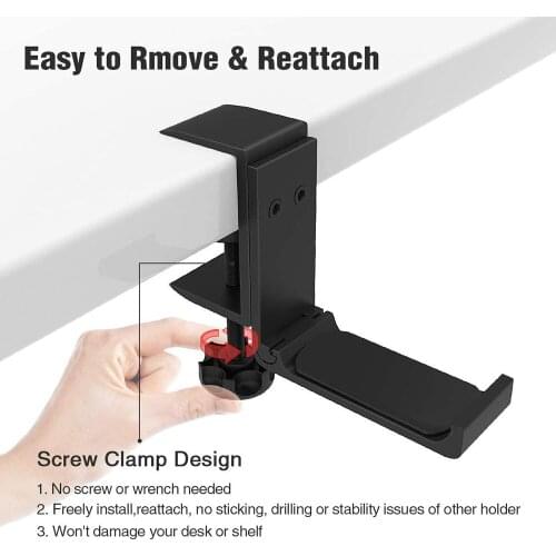 Foldable Metal Headset Holder Headphone Hanger Adjustable Aluminum Alloy Bracket Portable Entertainment Earphone Supply