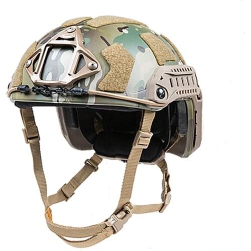 Tactical SF Super High Cut Helmet Multicam for Hunting Motorcycle Protect & Special Combat Tactical Helmets Free Shipping