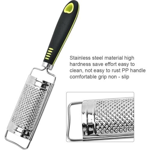Cheese GraterStainless Steel Home Kitchen Lemon Ginger Potato Zester with Ergonomic Soft Handle