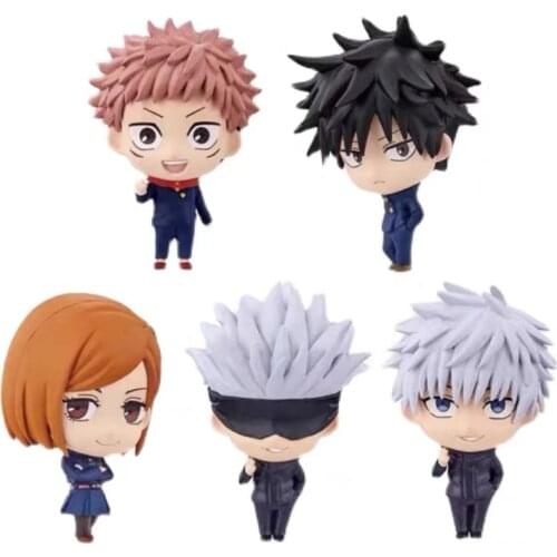 In Stock Origianl Jujutsu Kaisen Gashapon Itadori Yuji Gojo Satoru Kugisaki Nobara PVC Action Figure Model Figurine