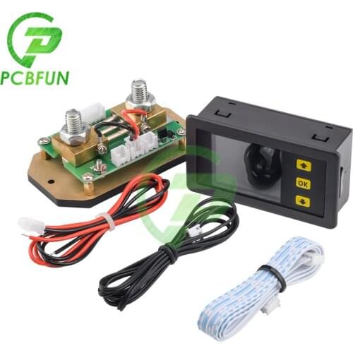 VA7510s Voltmeter 100A 200A 300A 500A 6 ~ 75V/0V ~ 120V Voltage and Current Meter 1.8 inch Color Screen Capacity Power Meter