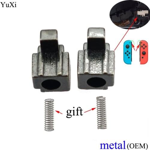 YuXi High Quality LR Repair Parts For NS Switch JOYCON Metal Lock JC Controller Buckle Left Right