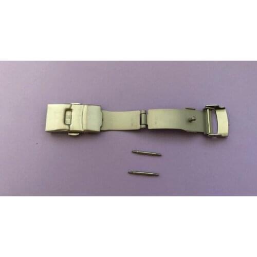 Sprung Buckle Safety Button Clasp Metal Straps 12~22mm NEW Deployment